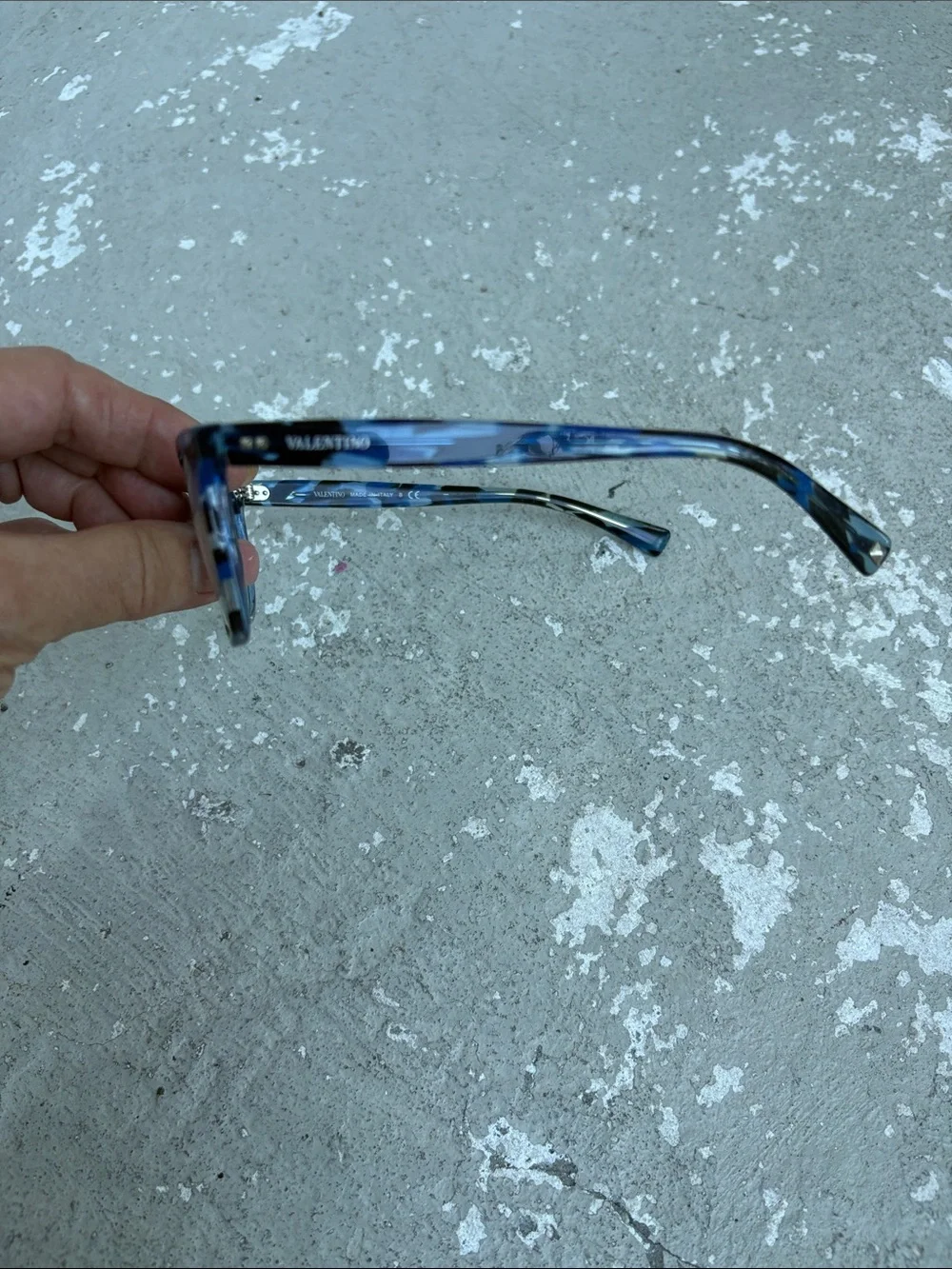 Valentino 3010 blue camouflage glasses